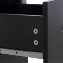 Computer Desk, 120Wx49Dx72H cm-Black