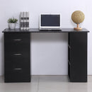 Computer Desk, 120Wx49Dx72H cm-Black