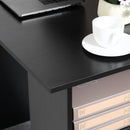 HOMCOM Computer Desk- Black