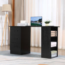 HOMCOM Computer Desk- Black
