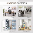 Computer Desk, 120Lx55Dx120H cm-White