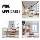 Computer Desk W/ White Metal Frame MDF, 120W x 60D x 76Hcm-Oak Grain Tone