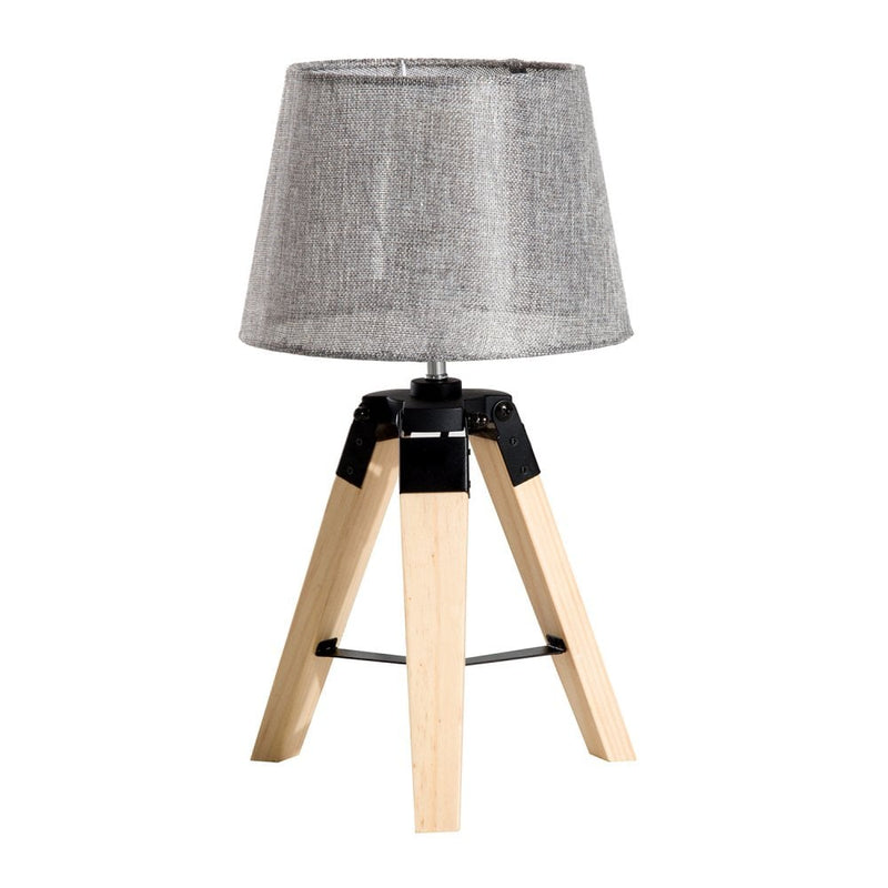HOMCOM Tripod Table Lamp-Grey