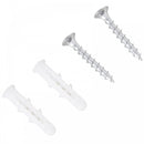 MDF Freestanding Wall-Mounted 4-Tier Magazine Shelf Rack White