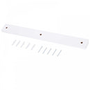 MDF Folding Wall-Mounted Drop-Leaf Table with Chalkboard Shelf - White