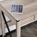 Computer Desk Writing Desk with one Drawer Home Office Large Tabletop 76x112cm Natural