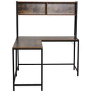 HOMCOM Shelving Unit - Brown & Black