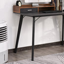 MDF Organised Compartment Home Office Desk Black