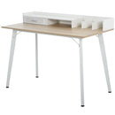 MDF Organised Compartment Home Office Desk White