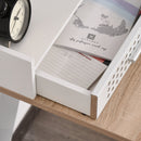 MDF Organised Compartment Home Office Desk White