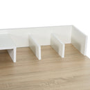 MDF Organised Compartment Home Office Desk White