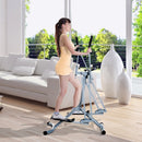 Air Walker Glider Cross Trainer Gym Fitness Exercise Machine GliderCross W/LCD-Silver/Black