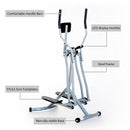 Air Walker Glider Cross Trainer Gym Fitness Exercise Machine GliderCross W/LCD-Silver/Black