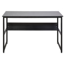 Particle Board 2-Tier Writing Desk Black