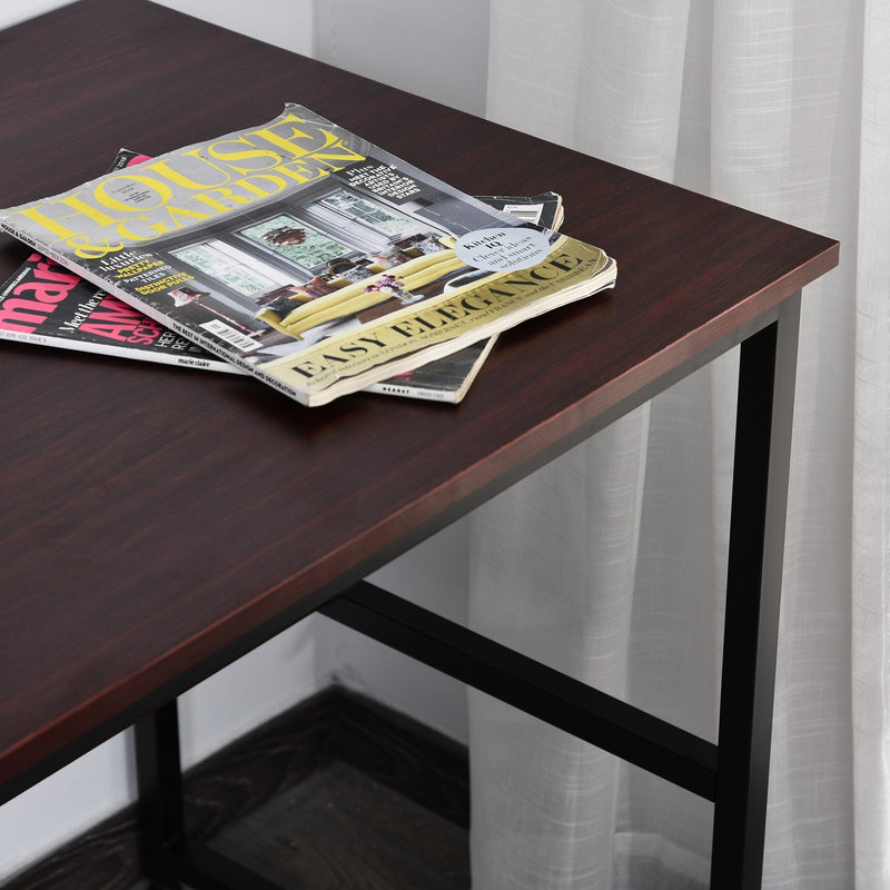 Particle Board 2-Tier Writing Desk Brown