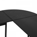 Particle Board L-Shaped Home Office Desk Black