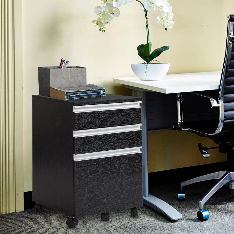 Wood grain discount file cabinet
