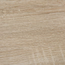 Rectangle Desk with 3-Tier Book Shelf Wide Display Table for Home Study, Office, Black Wood Grain