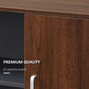 File Cabinet with Rolling Wheels for Legal Letter Sized Files Printer Stand with Wooden Documents Storage Chest for Home Office Modern Mobile