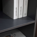 File Cabinet with Rolling Wheels for Legal Letter Sized Files Printer Stand with Wooden Documents Storage Chest for Home Office Modern Mobile