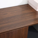 File Cabinet with Rolling Wheels for Legal Letter Sized Files Printer Stand with Wooden Documents Storage Chest for Home Office Modern Mobile