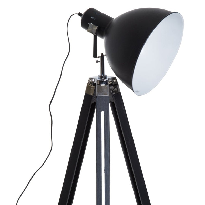 HOMCOM Retro Tripod Floor Lamp-White  |