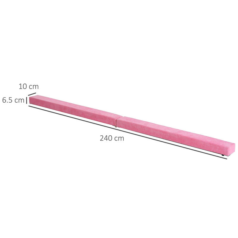 Balance Beam Trainer, 2.4 m-Pink