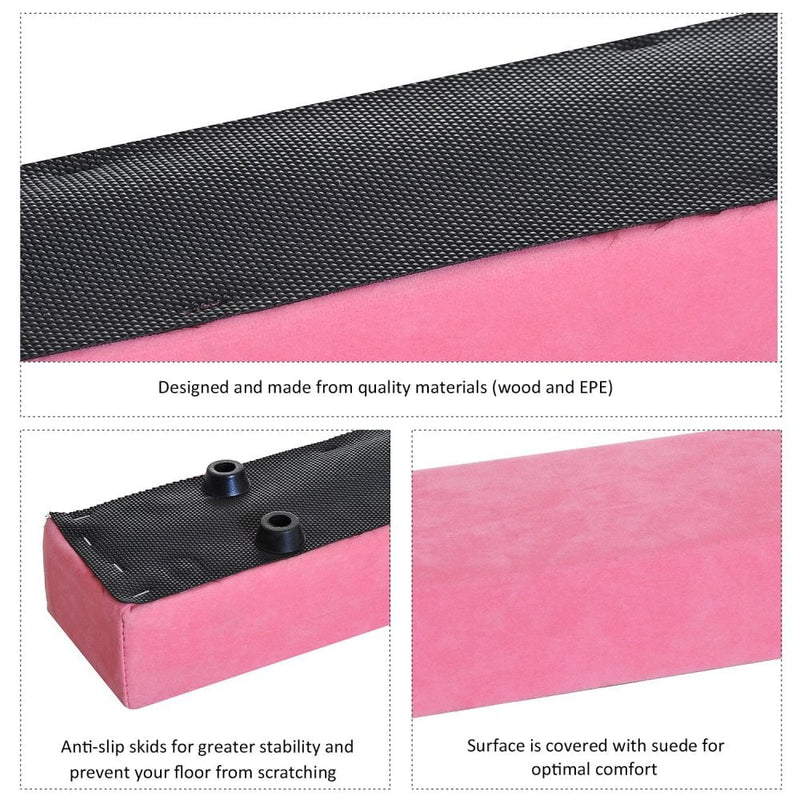 Balance Beam Trainer, 2.4 m-Pink