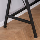 HOMCOM L-Shape Corner Gaming Desk Computer Table with Elevated Monitor Shelf Workstation, Black Red