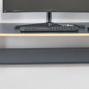 Home Office Computer Desk, Modern Simple Style Writing Table, PC Laptop Workstation with K-Shaped Legs for Study, Bedroom, Living Room, Navy Blue Desk Table w/