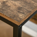 Computer Desk with 4 Storage Shelves Writing Study Desk with Bookshelf for Home Office Sturdy Student Workstation for Small Spaces with Steel Frame w/