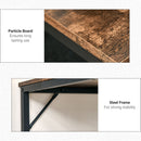 Computer Desk, Home Office Workstation for Study, Writing with CPU Stand and Drawer, Steel Frame, 120x60x75cm w/ Storage Drawer