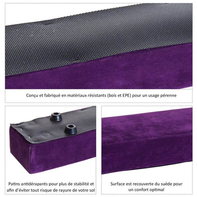Balance Beam Trainer, 2.1 m-Purple
