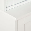 Modern Display Storage Cabinet with Adjustable Shelves for Living Room, Study, Office - White