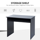 Workstation, 50Lx90Wx74H cm-Black  |