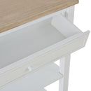MDF Wide Drawer Console Table White