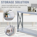 HOMCOM Console Table - Grey