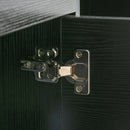 MDF Adjustable L-Shaped Computer Desk Workstation Corner PC Table Home Office Functional Spacious Modern Stylish-Black