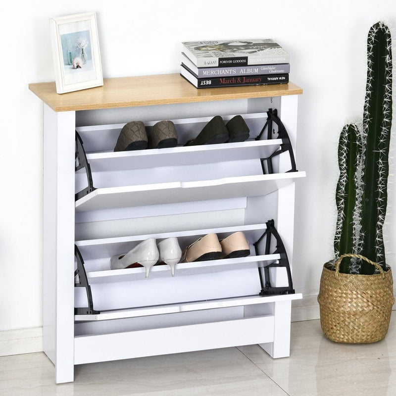 Space saving shoe cabinet clearance