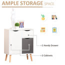 Floor Cabinet Storage Cupboard Sideboard with Drawer for Bedroom, Living Room, Entryway, Grey Bedroom