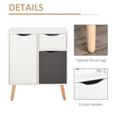 Floor Cabinet Storage Cupboard Sideboard with Drawer for Bedroom, Living Room, Entryway, Grey Bedroom