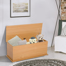 Storage Trunk Container with Lid, Chipboard-Burlywood