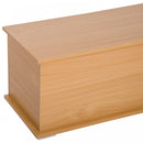 Storage Trunk Container with Lid, Chipboard-Burlywood