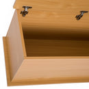 Storage Trunk Container with Lid, Chipboard-Burlywood