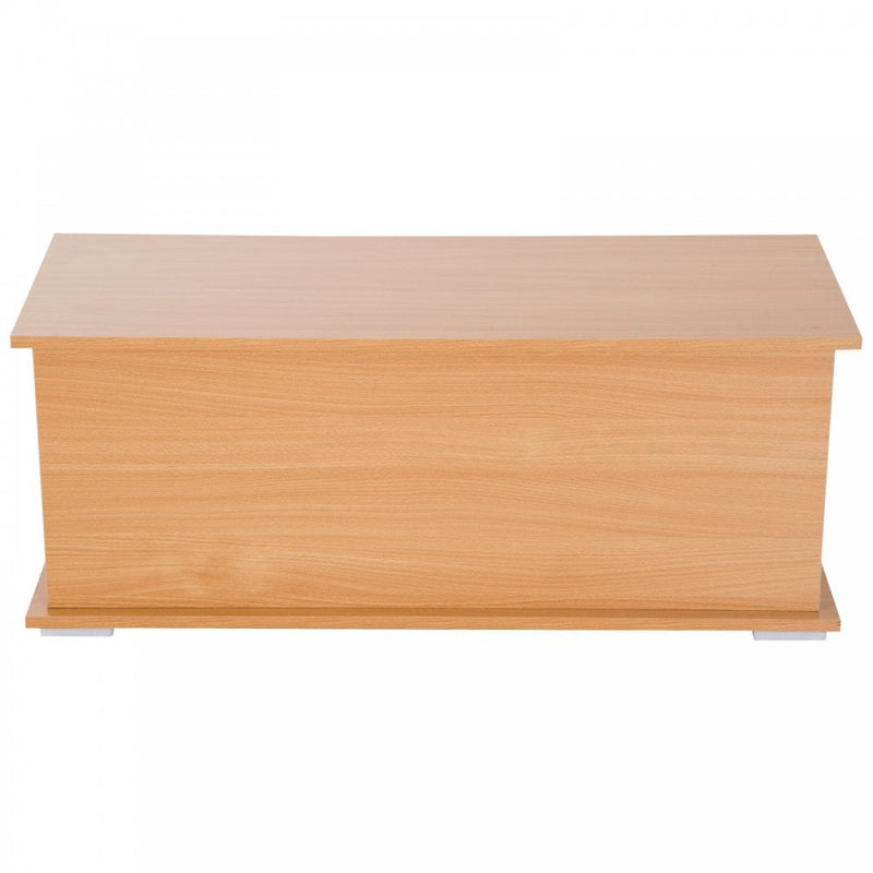 Storage Trunk Container with Lid, Chipboard-Burlywood
