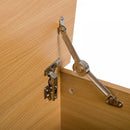 Storage Trunk Container with Lid, Chipboard-Burlywood