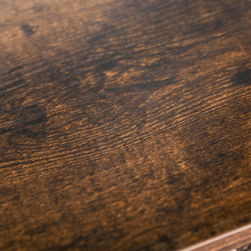 Vintage Industrial Style Storage Shelf Bookcase Closet Display Rack Kitchen Organizer with 4 Shelves, Metal Frame for Living Room Study Utility Structure