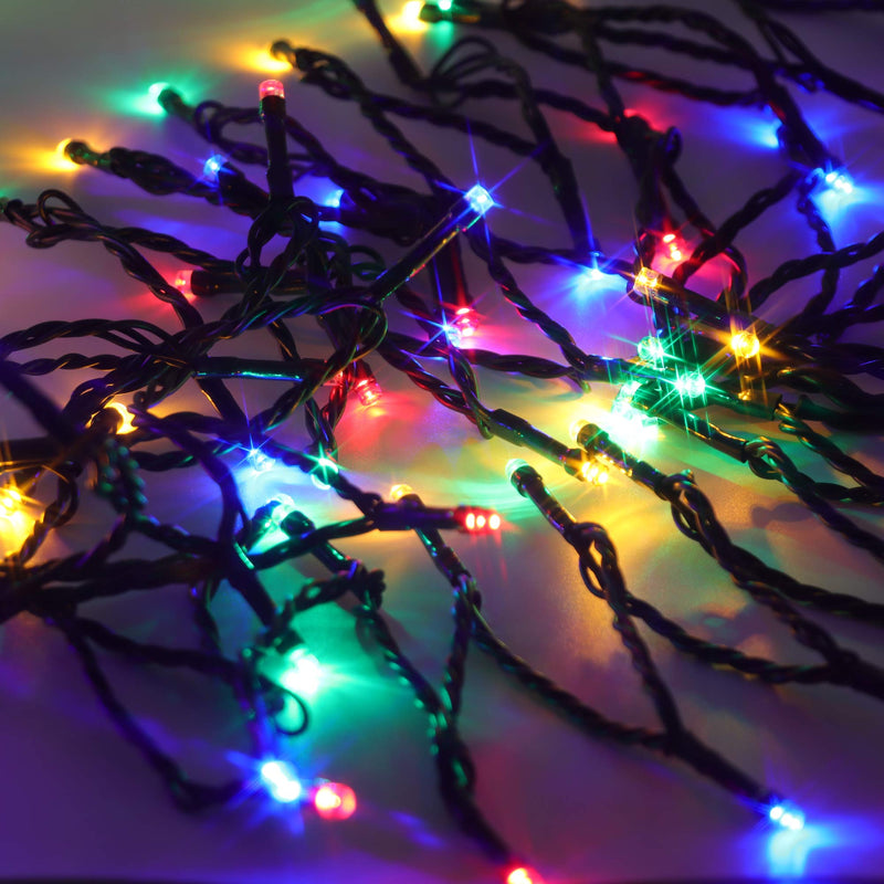 Christmas Sparkle Indoor and Outdoor Chaser Lights x 300 Multi Colour LEDs - Mains Operated
