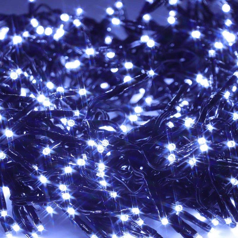 Christmas Sparkle Indoor and Outdoor Cluster Lights x 960 with White LEDs - Mains Operated