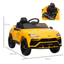Kids Electric Ride on Car Lamborghini Urus 12V - Yellow